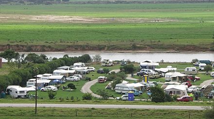 A small caravan park on the Gamtoos River