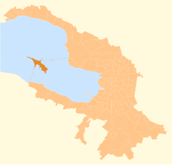 Location of Kronshtadtsky District on the 2006 map of Saint Petersburg