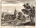 Het dorp Werkhoven op een kopergravure van Hendrik Spilman uit 1773