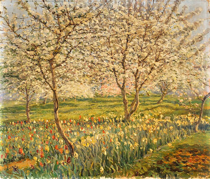 File:Springtime (1920s), by Ugo Flumiani.jpg