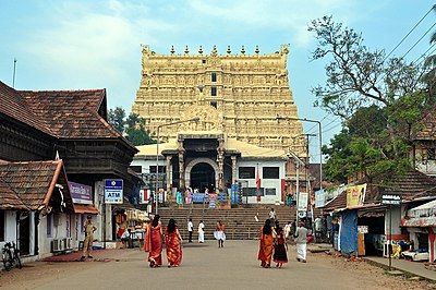 Sree Padmanabhaswamy temple in Trivandram, Kerala