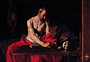 St Jerome by Michelangelo Merisi da Caravaggio.jpeg
