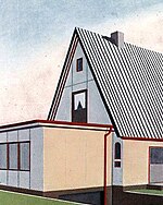 Stahlsiedlungshaus, Golzheimer Heide bei Düsseldorf, 1935