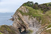 Stair Hole near Lulworth Cove.