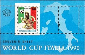 Stamp of Indonesia - 1990 - Colnect 252728 - World Cup Football Championship.jpeg