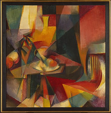 Synchromy No. 3 by Stanton Macdonald-Wright - 1917. An example of Synchromism.