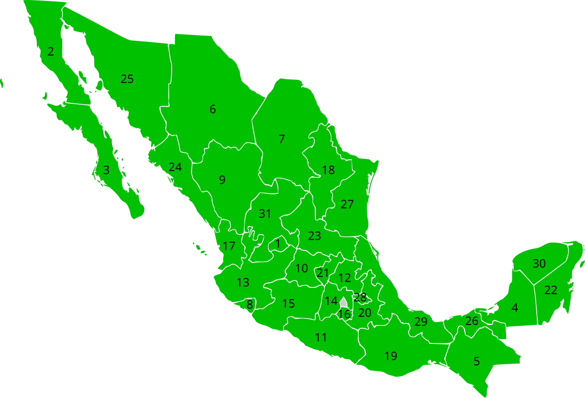 メキシコの州 Wikipedia