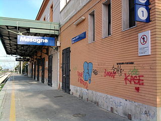 <span class="mw-page-title-main">Mesagne railway station</span>