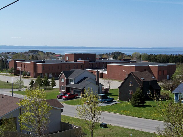 Stephenville High School, formerly St. Stephen's High School, in Stephenville, Newfoundland and Labrador