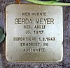 Stolperstein Begasstr 2 (Schön) Gerda Meyer.jpg