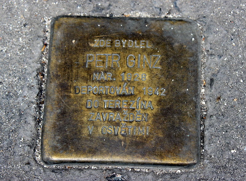 File:Stolperstein Petr Ginz Starkova Praha 05639.JPG