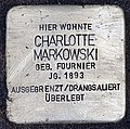 Charlotte Markowski, Rinkartstraße 27, Berlin-Baumschulenweg, Deutschland