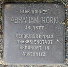 Stolperstein für Abraham Horn