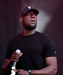 Stormzy performing in 2019