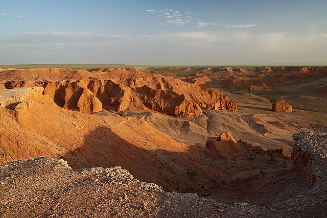 Bayn Dzak (Flaming Cliffs), the type locality of the Djadochta Formation