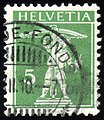 Stamp in similar drawing, variety Michel No. 113II
