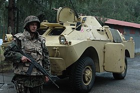 BRDM-2M-96ik «Szakal» польского контингента в Ираке
