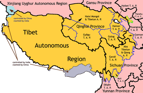 Géographie du Tibet