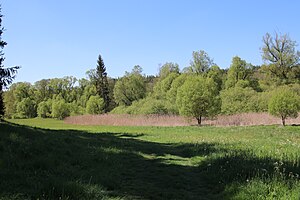 Valley of the White Laaber near Deining