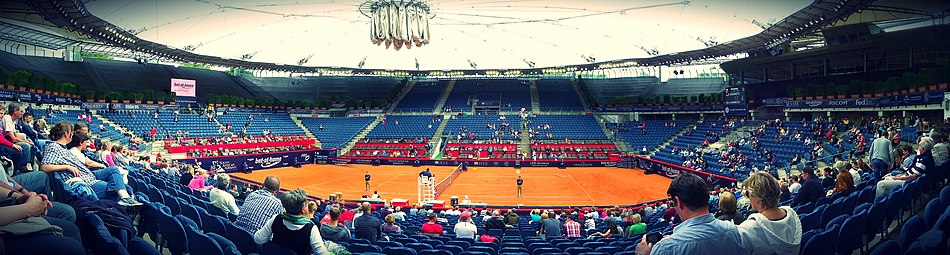 Centrální stadion během International German Open 2012