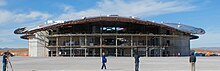 Spaceport America terminal hangar facility as of October 2010