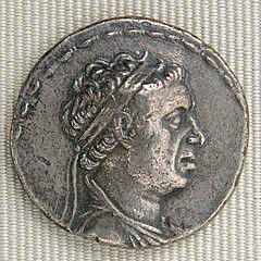 Tetradracma de Ariarates III, rei da Capadocia, cuñado en Cesarea. Ca. 230-220 a. de C.