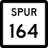 Značka State Highway Spur 164