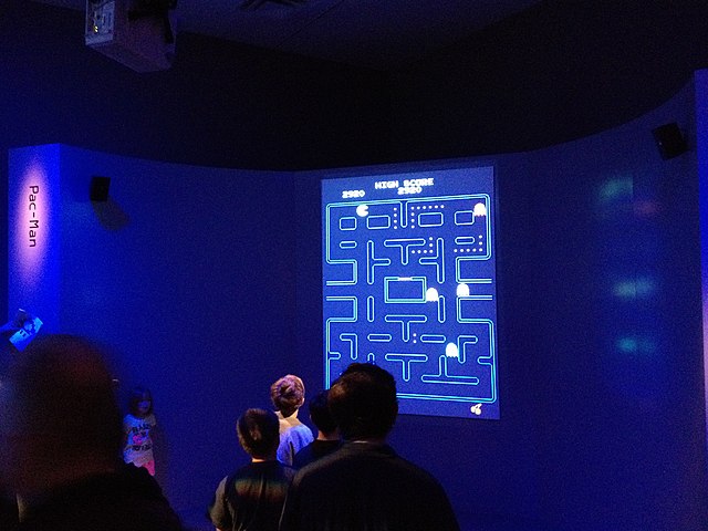 Pac-Man interactive exposition at The Art of Video Games