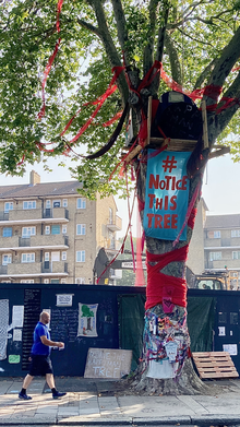 The Happy Man Tree, England's Tree of the Year 2020 The Happy Man Tree, Hackney, London, England (August 2020).png