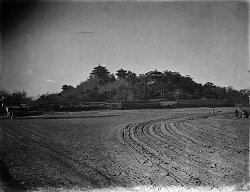 the back of the Imperial palace and grounds