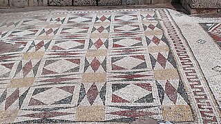 Мозаїка, знайдена у Цезареї.