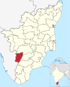 Theni in Tamil Nadu (India).svg
