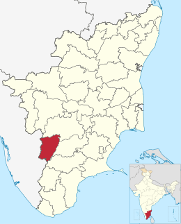 Theni in Tamil Nadu (India).svg