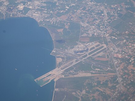 Macedonia Airport enjoys a seaside location, making approaches quite scenic