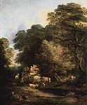 Marknadskärran (The Market Cart) målade Gainsborough sent i karriären, 1786, två år före sin död. Den ingår också National Gallerys samlingar.