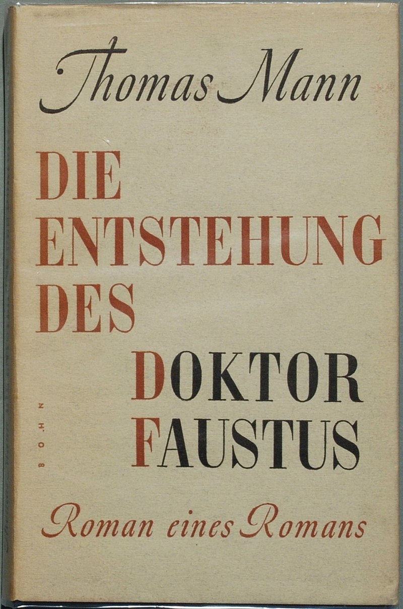 File:Thomas Mann Entstehung des Doktor Faustus 1949.jpg - Wikimedia Commons