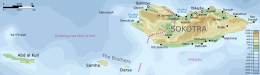 Harta topografică a districtelor Socotra (de) .svg