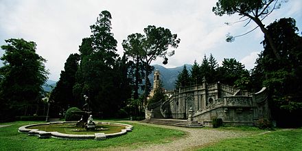 The Parco Meier, a public garden at Tremezzo
