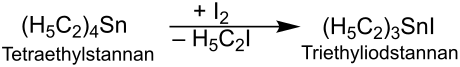 Synthesis of triethyliodostannane