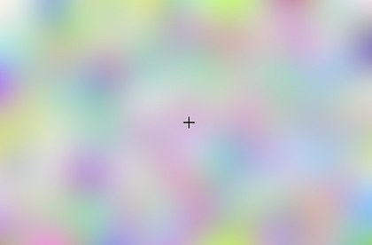 The neural adaptation effect of Troxler's fading can be experienced by looking at the cross from a short distance without moving the eyes. After a few seconds, the colors seem to vanish. [Click on image to enlarge] Troxler-Effekt.jpg