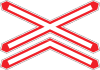 Level crossing (multiple track)