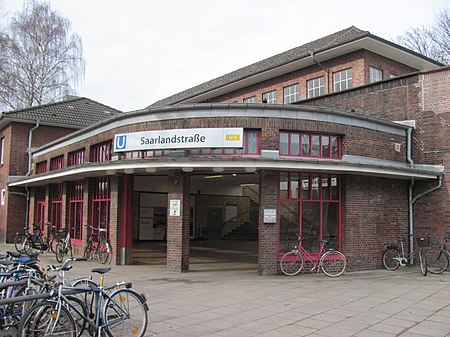 U Bahnhof Saarlandstraße Zugangsgebäude.nnw