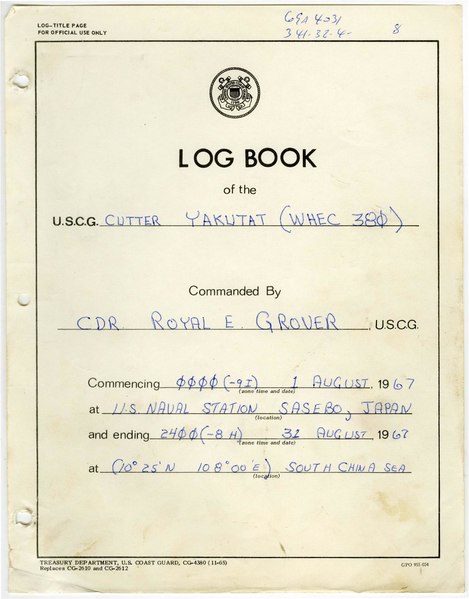 File:USCG Yakutat - Logbook - August 1967.pdf