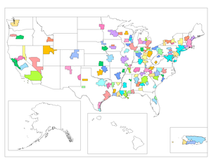 áreas Estadísticas Combinadas De Estados Unidos