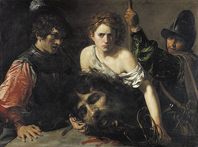 File:Valentin de Boulogne - David with the Head of Goliath and Two Soldiers - WGA24236.jpg