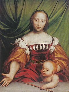 <i>Venus and Amor</i> Painting by Hans Holbein the Younger