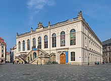 The Transport Museum is housed in the Johanneum at the Neumarkt Verkehrsmuseum Dresden.jpg