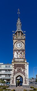 Victoria Clock Tower Historic site in Victoria Street, Christchurch Central City