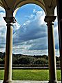 Panorama dagli archi della villa/Landscape fron the portico of the villa