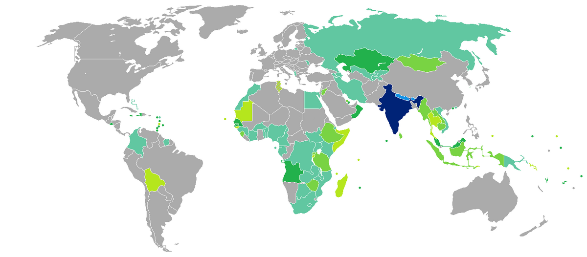 Visa requirements for Indian citizens.png